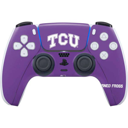Texas Christian University TCU Horned Frogs PS5 Controller Skin